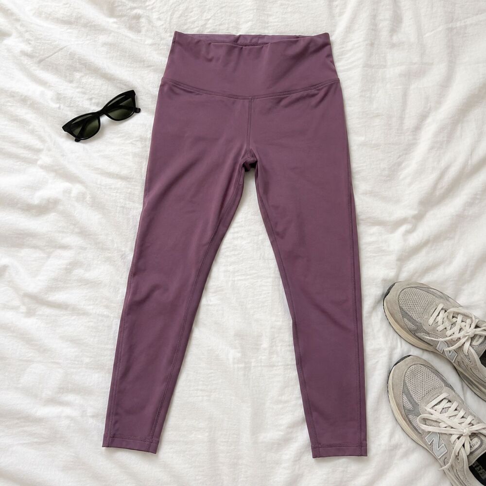 ๐ Zelos Core Fleece Lined Leggings in Mauve